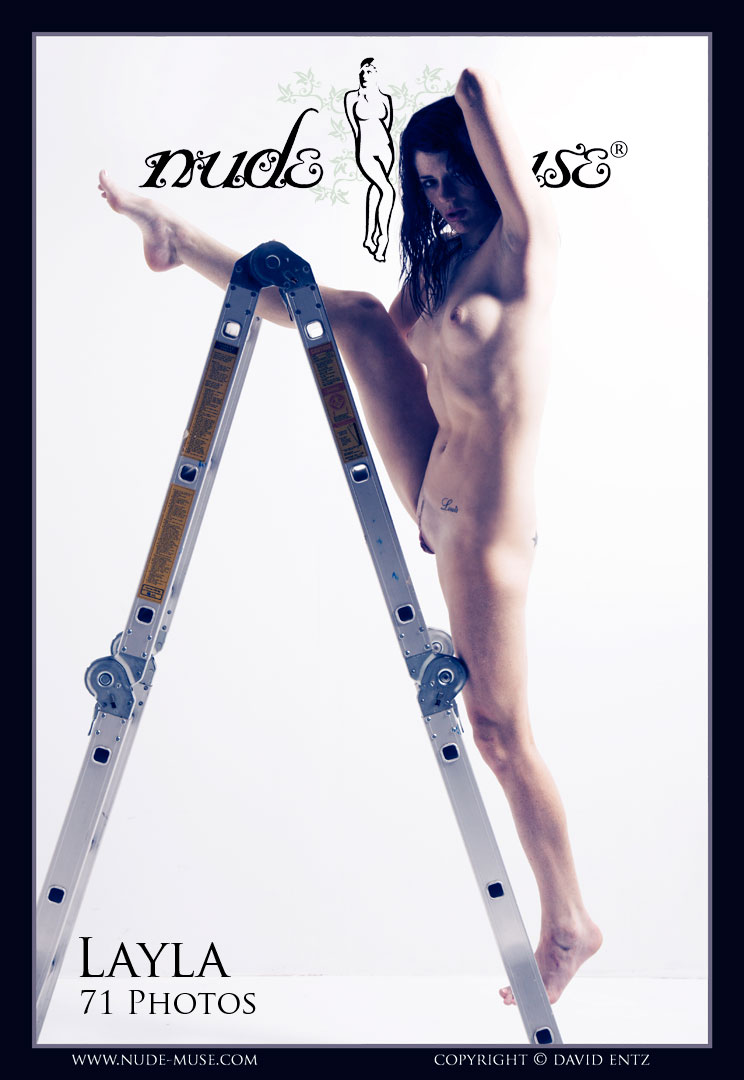 layla nude on ladder